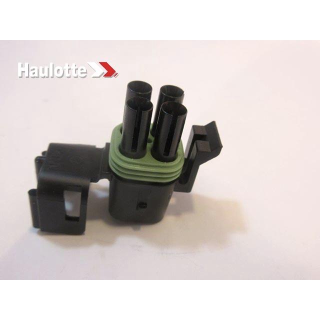 Haulotte Part # B01-09-0124 - Connector Assy-4 Female-squar