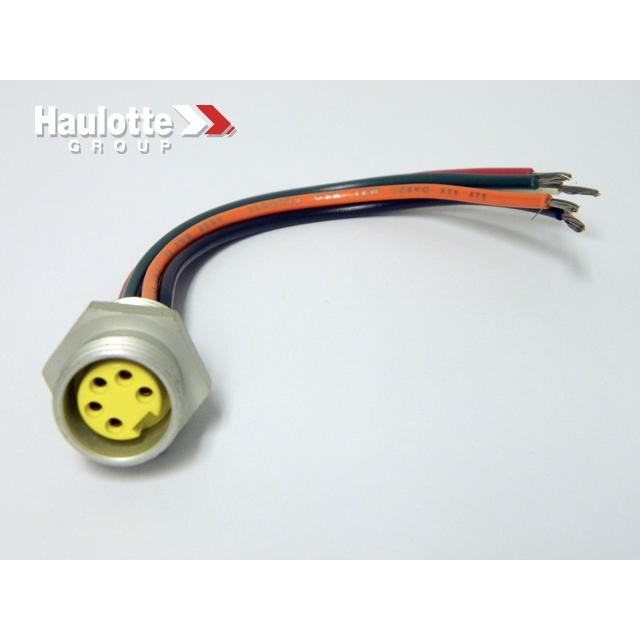 Haulotte Part # B01-10-0043 - 5cond Female Recep W/6inlead