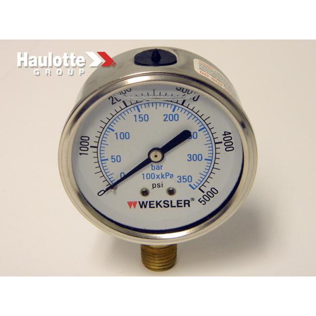 Haulotte Part # B02-00-0064 - Gauge-pressure-hyd 0-5k Psi