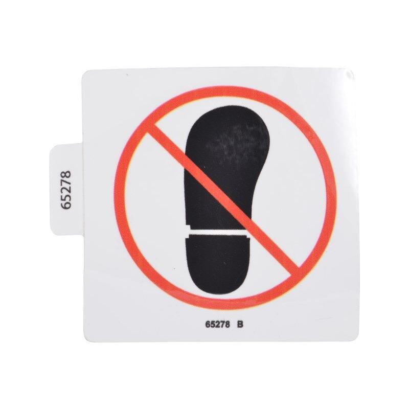 Genie Part # 65278. 65278GT - DECAL.CAUTION.NO STEP