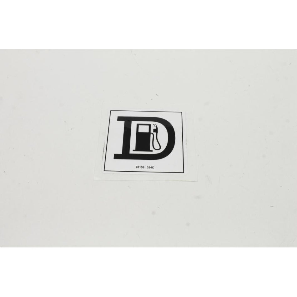 Genie Part # 28159. 28159GT - DECAL.LABEL.DIESEL FUEL