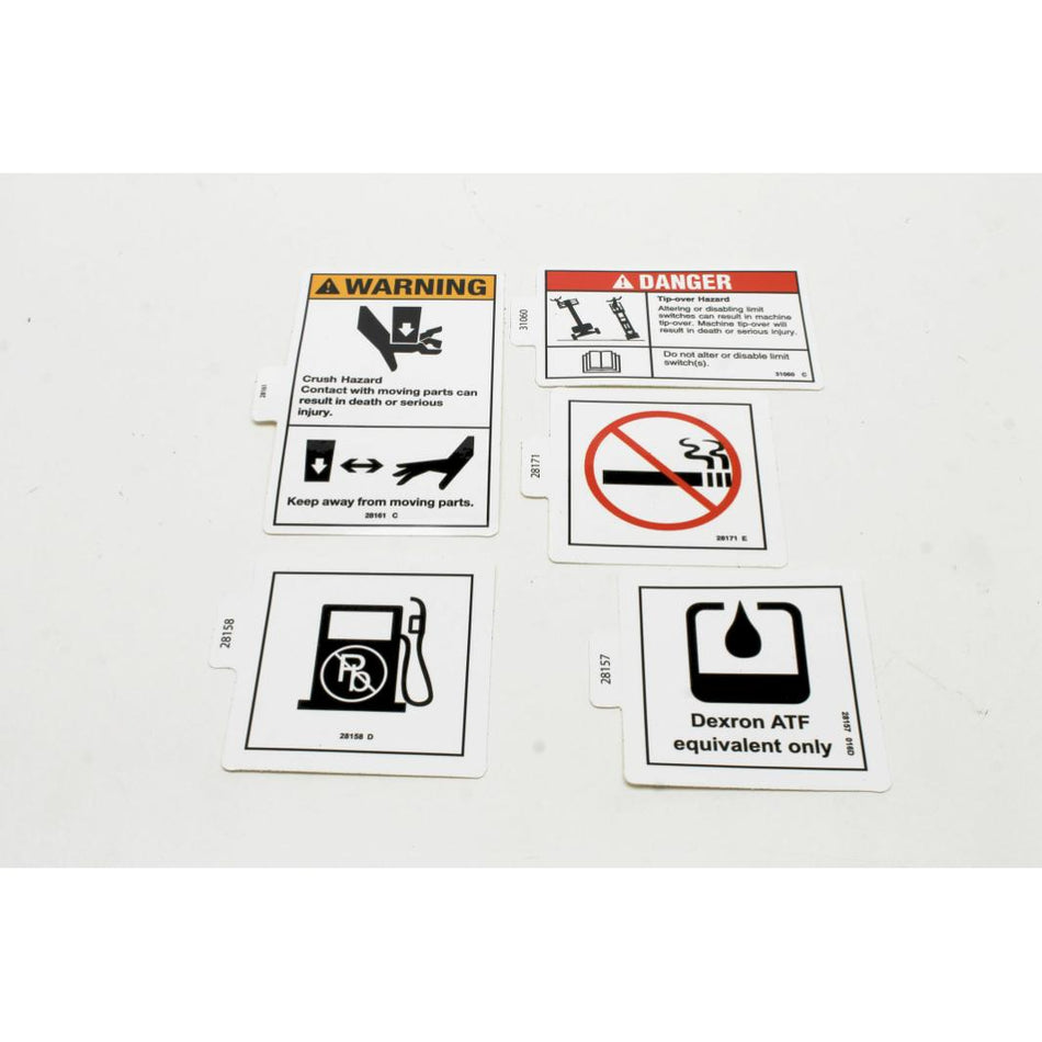 Genie Part # 48361. 48361GT - DECAL KIT. INSTRUCT. Z454X4 GAS