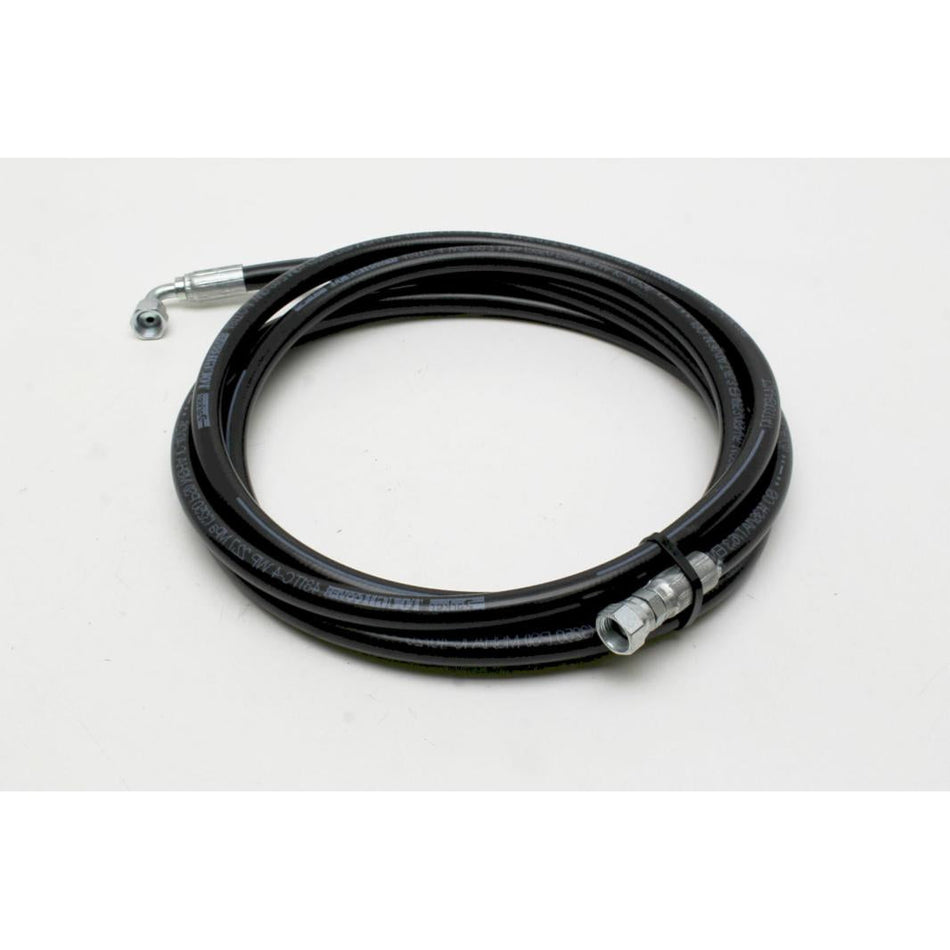 Genie Part # 49116-63837. 49116-63837GT - HOSE ASSY. 1/4. 45 FEM. STR FEM