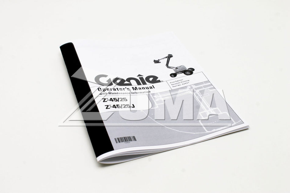 Genie Part # 52421. 52421GT - MANUAL. OPERATORS. Z4525&Z4525J*