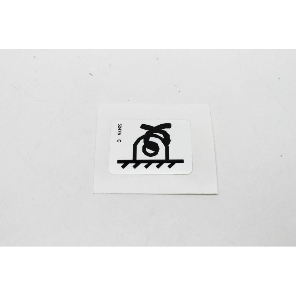 Genie Part # 52475. 52475GT - DECAL LABEL TRANSPORT TIE DOWN*