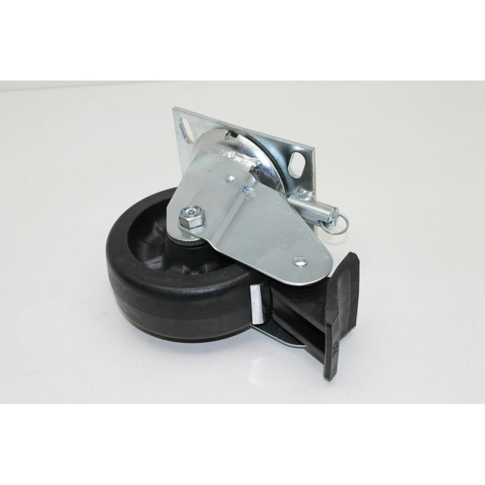 Genie Part # 57743. 57743GT - CASTER. PL. SW LOCK. WB 6 X 2