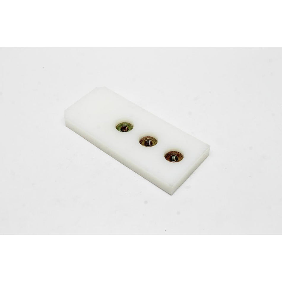 Genie Part # 60239. 60239GT - WEAR PAD. 7 X 3 X.625 W/INSERT