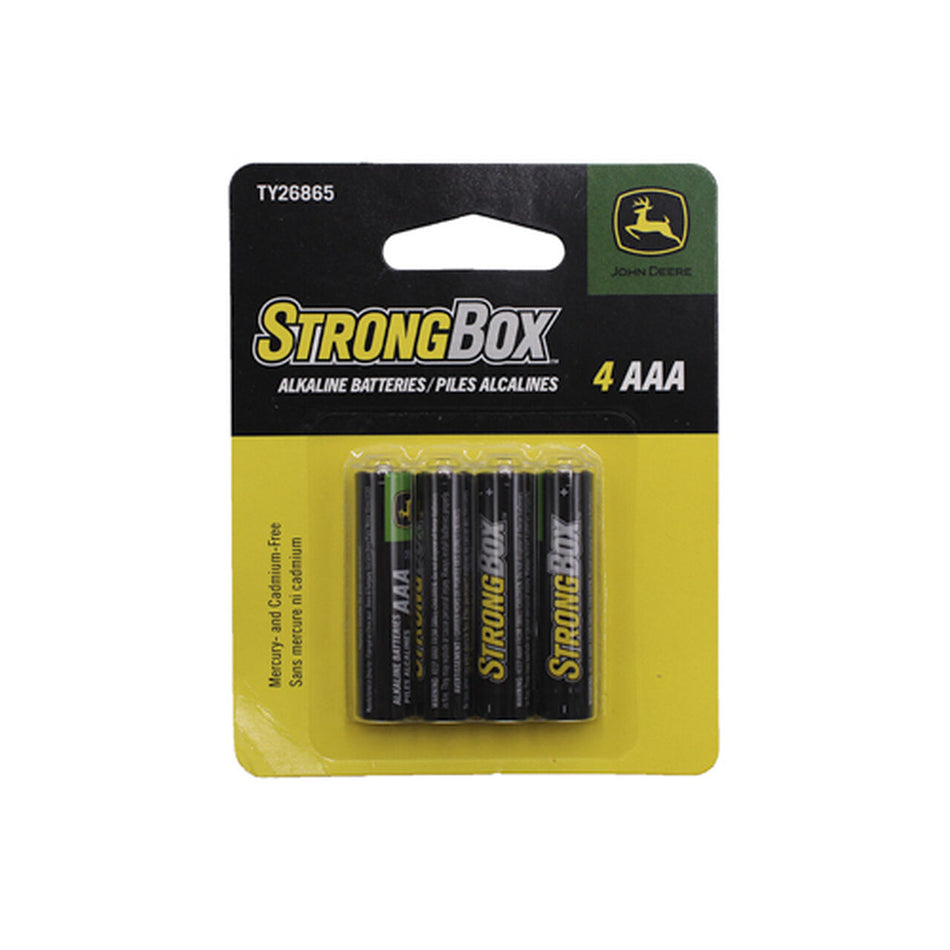 AAA Akaline Strongbox Batteries 4-Pack - TY26865