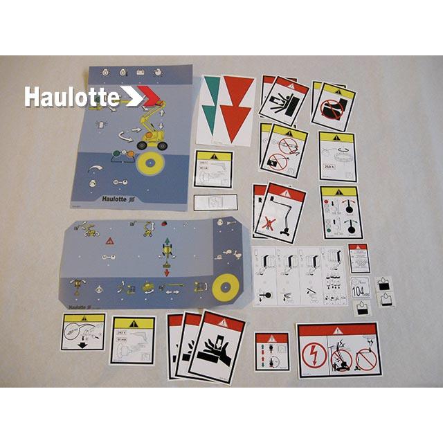 Haulotte Part # KITETIHA1618NT - STICKERS KIT