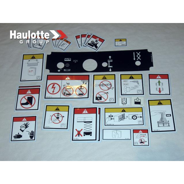 Haulotte Part # KITETIQCOMP-E - STICKERS KIT