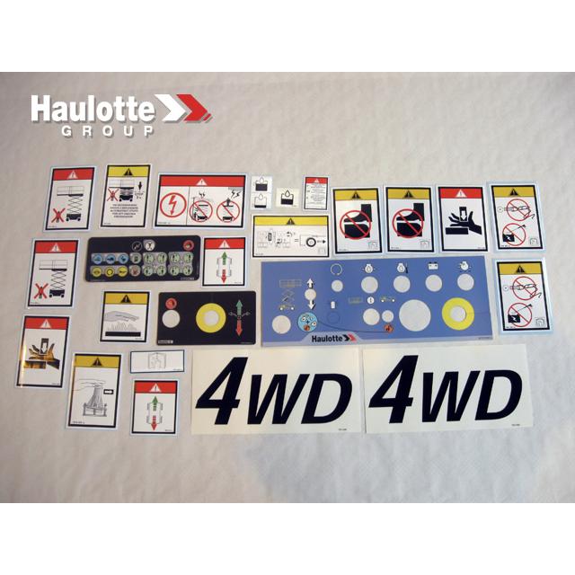 Haulotte Part # KITETIQCOMPDX - STICKERS KIT