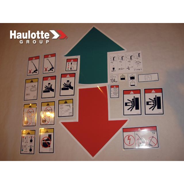 Haulotte Part # KITETIQH1416TPX - DECAL KIT -