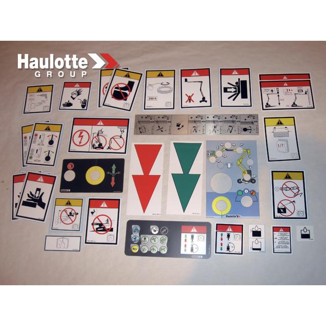 Haulotte Part # KITETIQHA12IP - STICKERS KIT