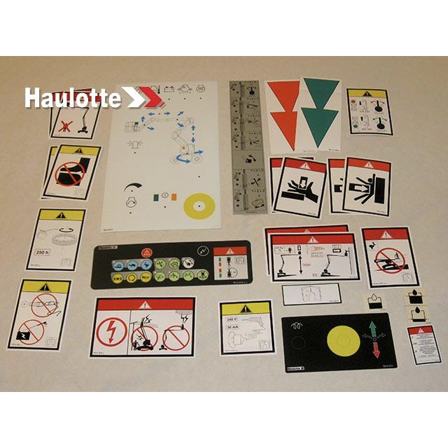 Haulotte Part # KITETIQHA12PX - STICKERS KIT