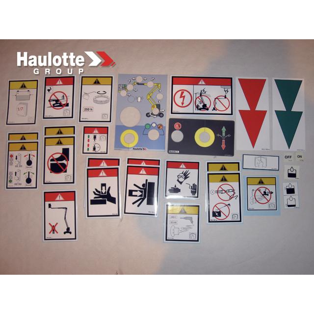 Haulotte Part # KITETIQHA15I - STICKERS KIT