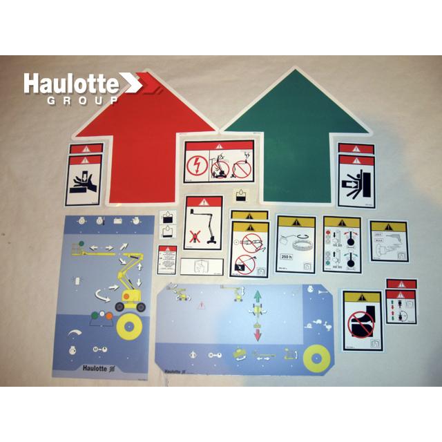Haulotte Part # KITETIQHA15X - STICKERS KIT