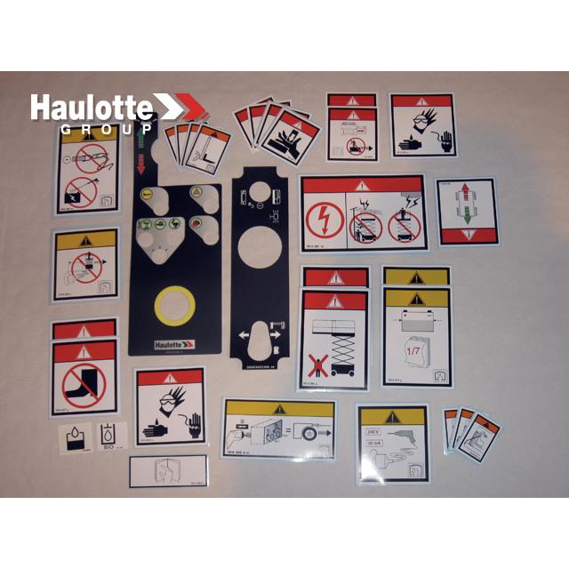 Haulotte Part # KITETIQOPTIMUM - STICKERS KIT
