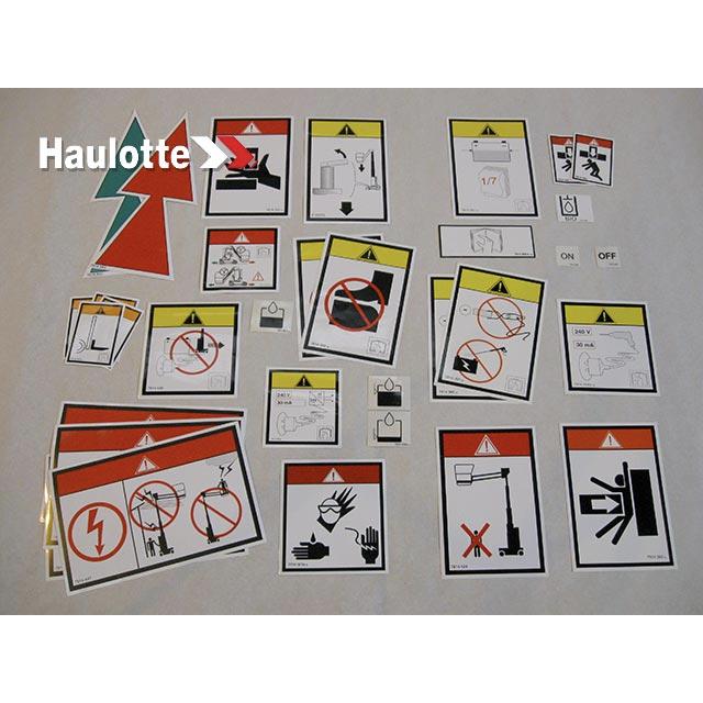 Haulotte Part # KITETIQSTAR91112 - LABEL KIT