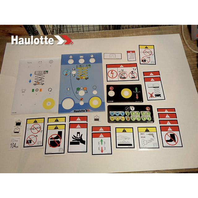 Haulotte Part # M3-10000161 - LABEL KIT
