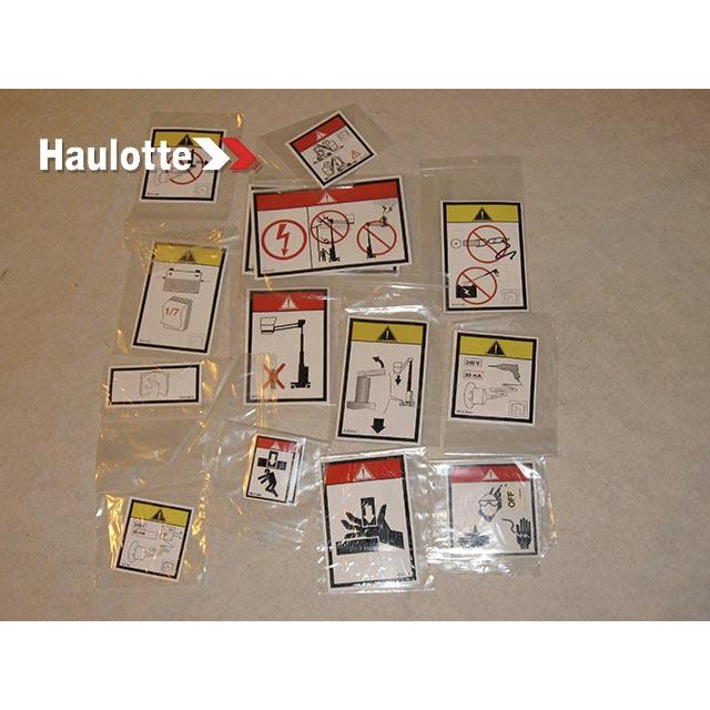 Haulotte Part # M3-10000165 - LABEL KIT
