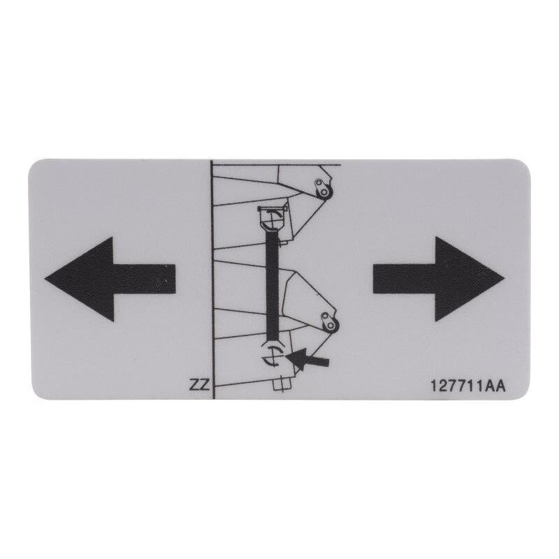 Skyjack Part # 127711 - Label. VL. Place Safety Bar He