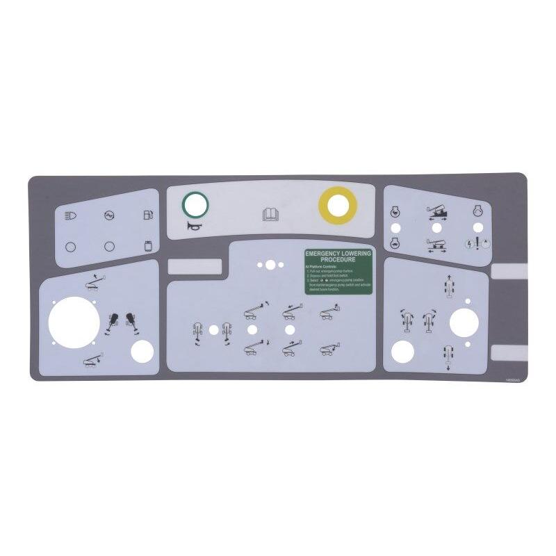 Skyjack Part # 148385 - Decal VL. Platform Control