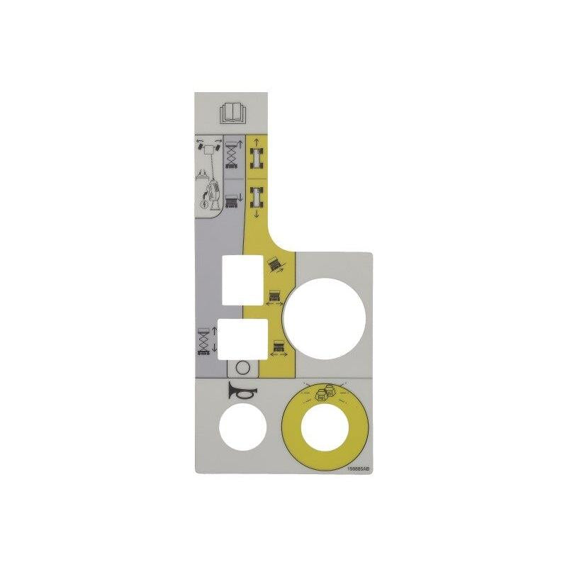 Skyjack Part # 156885 - Label. UV. Control Box Pictori